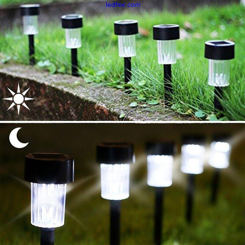 Outdoor Solar Power Spotlights Garden Yard Lawn LED Landscape Pathway Wall Lamp 2 