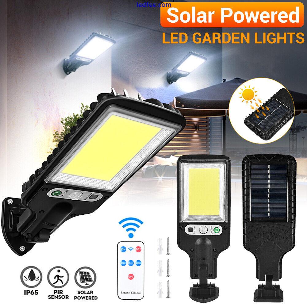 1200W LED Solar Wall Light PIR Motion Sensor Outdoor Garden Security Street Lamp 0 