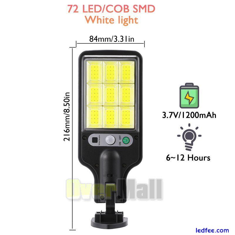 280000lm Solar Street Light Outdoor Commercial IP65 Waterproof Garden Fence Yard 3 