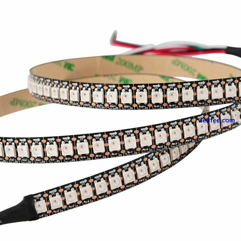 WS2812B 5V 5050 RGB LED Strip 1-5M 30 60 144 150 300 Leds Individual Addressable 0 