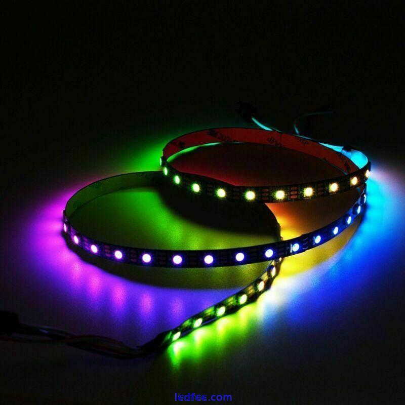 WS2812B 5V 5050 RGB LED Strip 1-5M 30 60 144 150 300 Leds Individual Addressable 4 