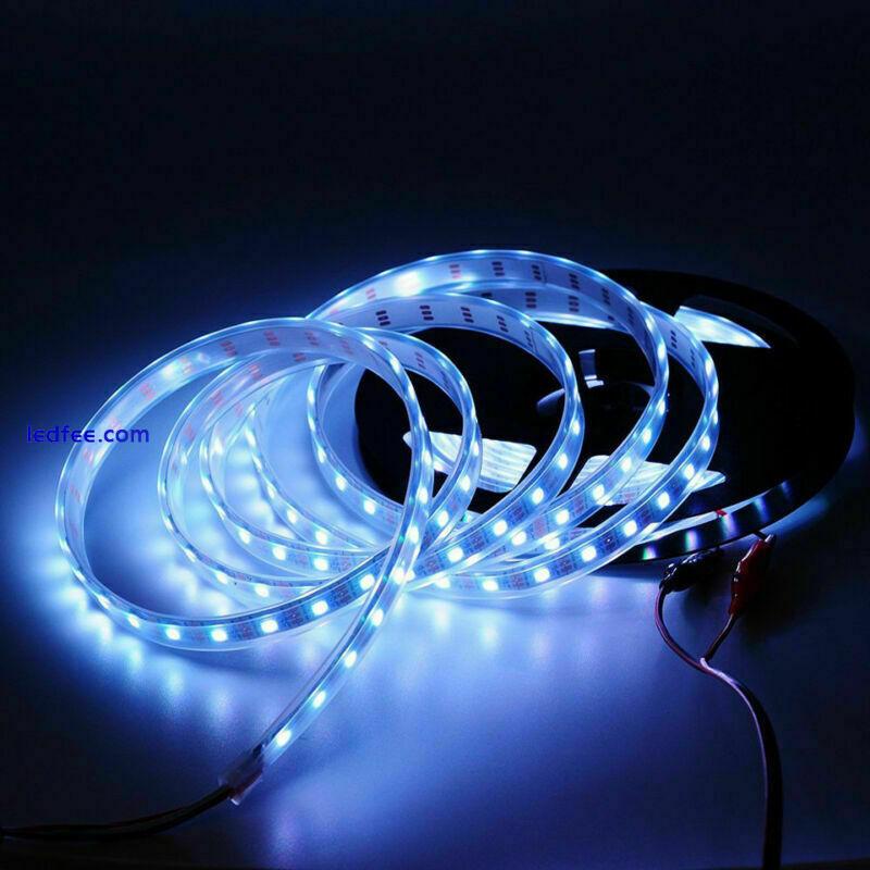 WS2812B 5V 5050 RGB LED Strip 1-5M 30 60 144 150 300 Leds Individual Addressable 2 