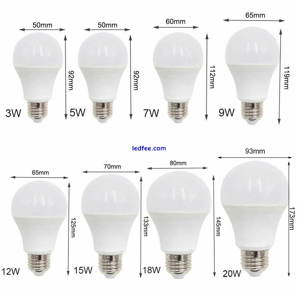 LED Globe Light Bulb E27 5730 SMD 3W -20W 220V 240V Cool White Warm White Lamps 1 