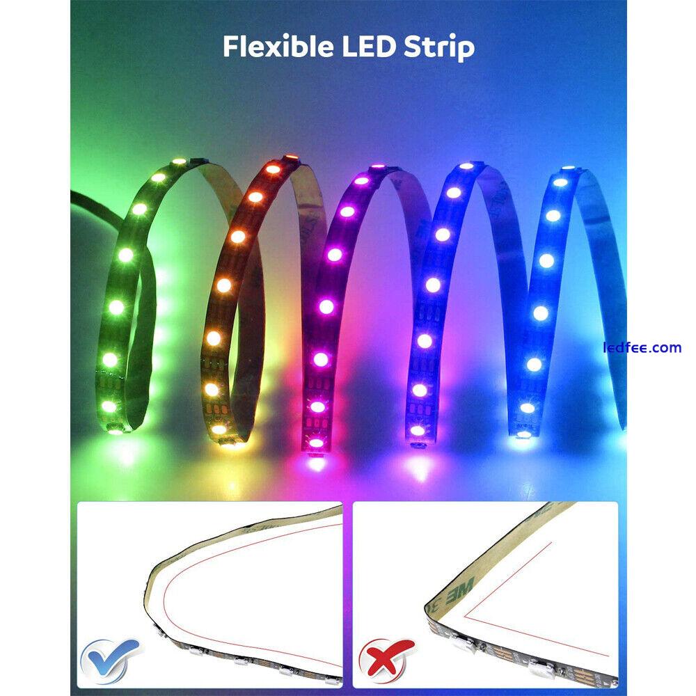 WS2812B Strip LED Lights 5050 RGB 30/60/144 LED/M IC Individual Addressable DC5V 5 