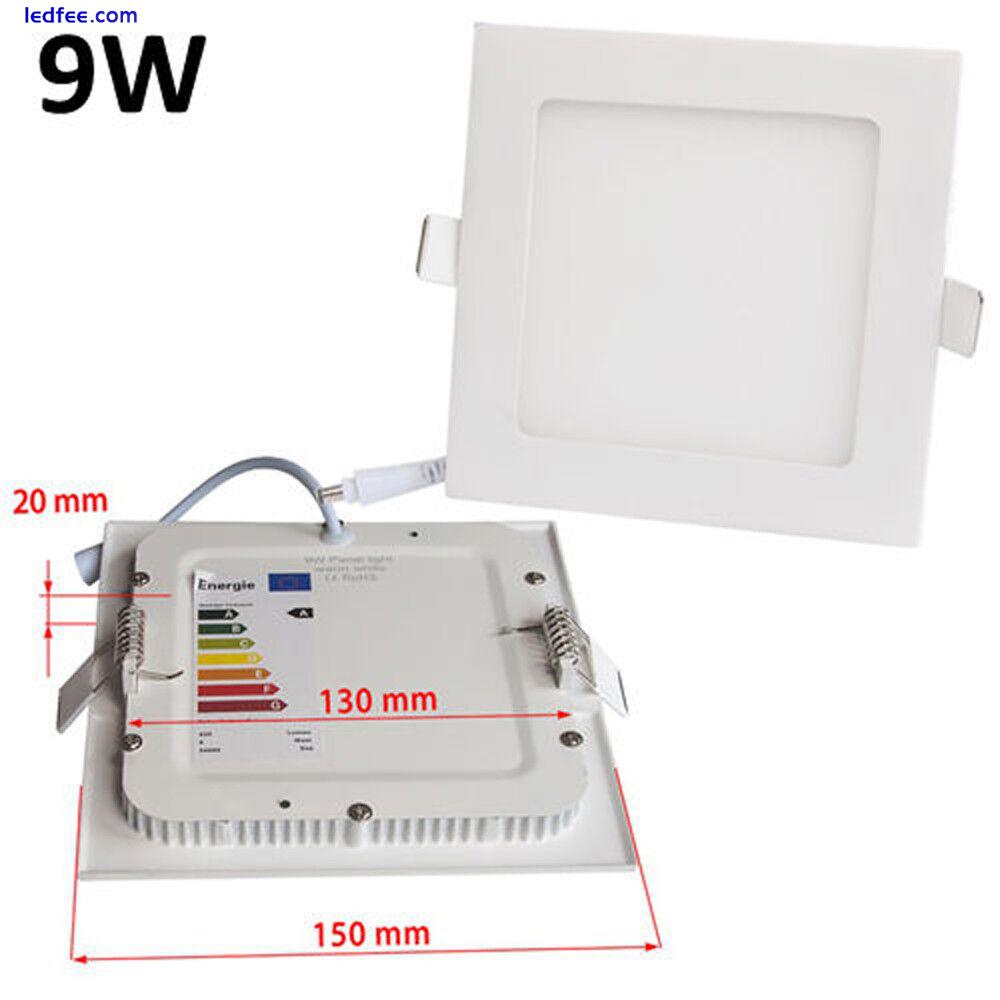 Square Flat Panel LED Recessed Light Panel Ceiling Down Light 12watt 15 watt 18w 1 