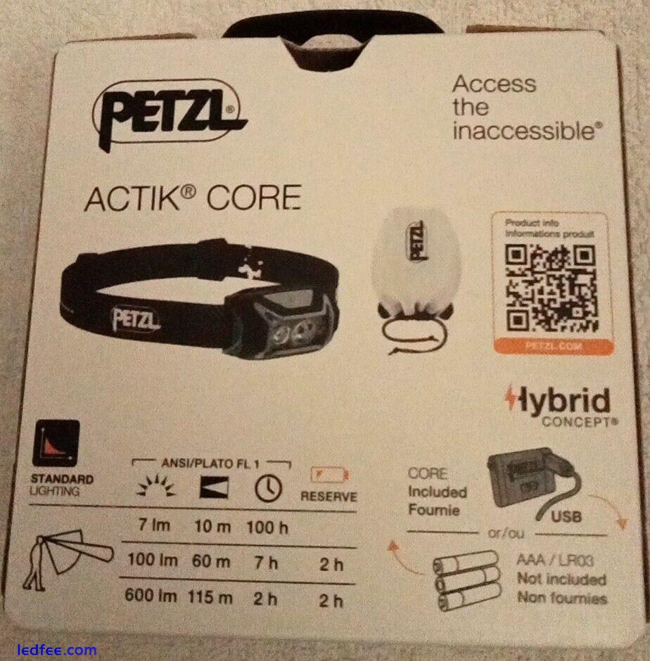 Petzl ACTIK CORE Rechargeable Head Torch. 0 