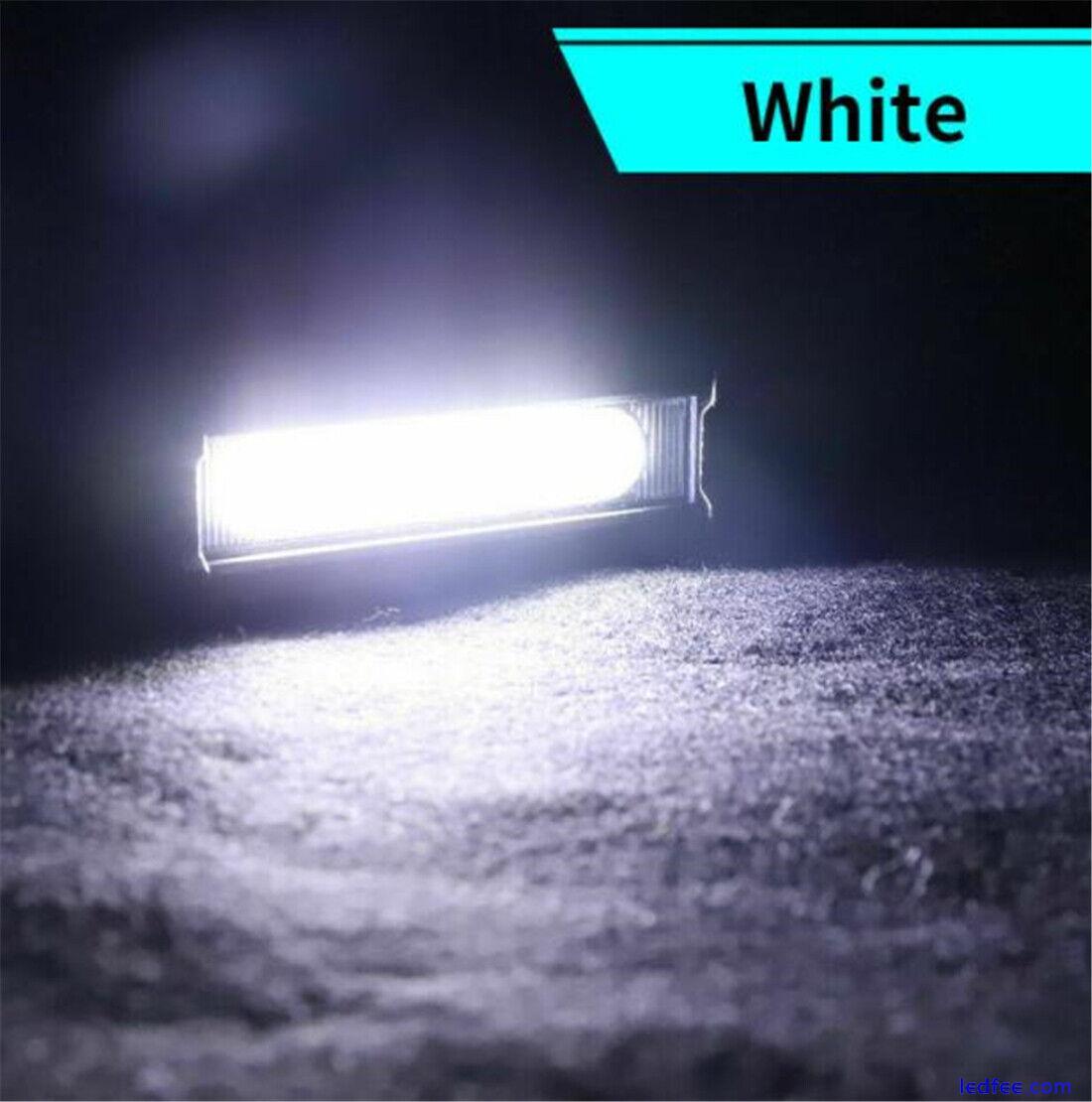 9W LED Light Bar Slim Small Single Row Work Light Car Truck SUV Off-Road Lamp 1 