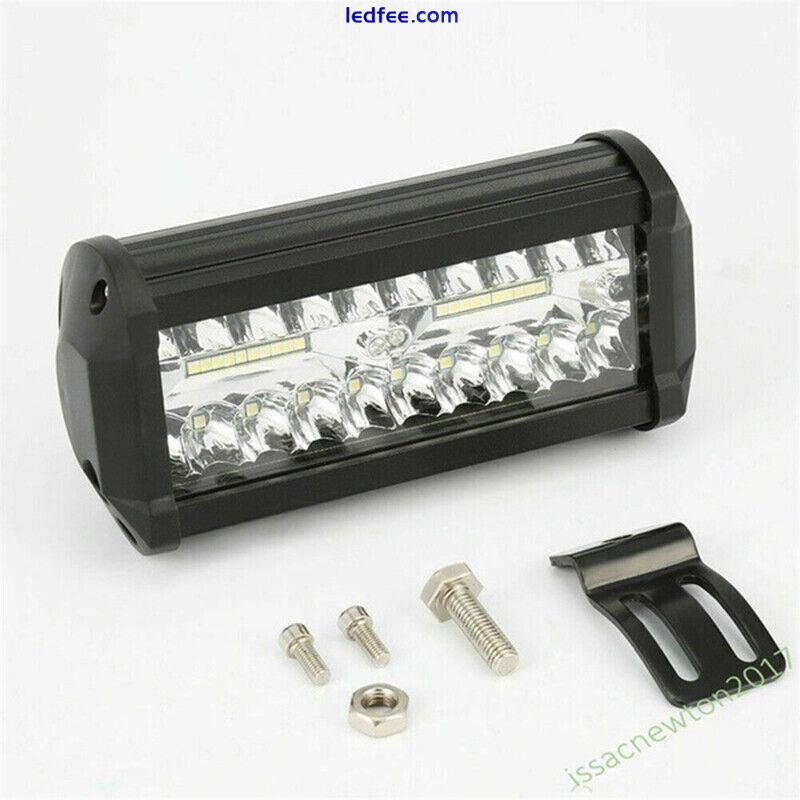 120W 7''Car LED Work Light Bar Spot Flood Beams Combo for Off-road SUV TSEH1 1 