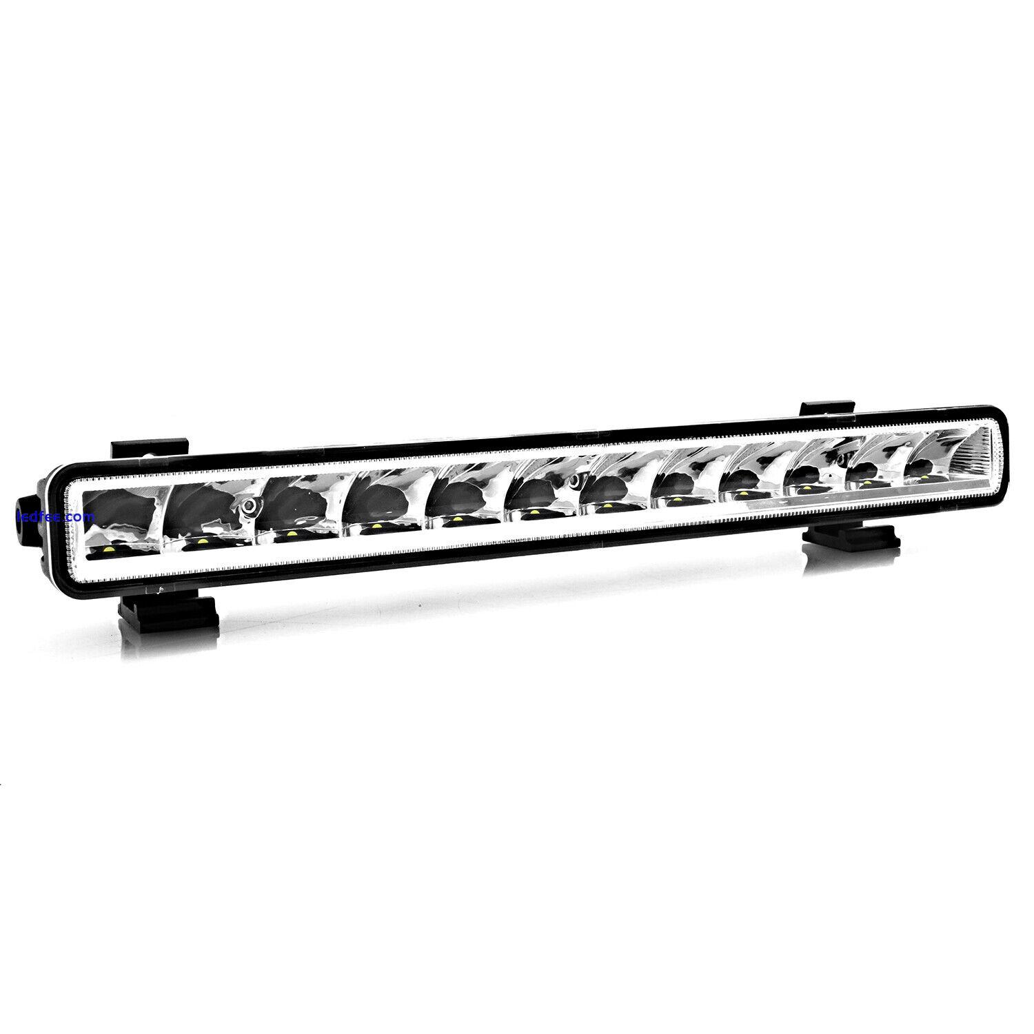 14 Inch 60W LED Light Bar Spot Driving Lamp Offroad Car Truck 4WD SUV ATV Bumper 5 