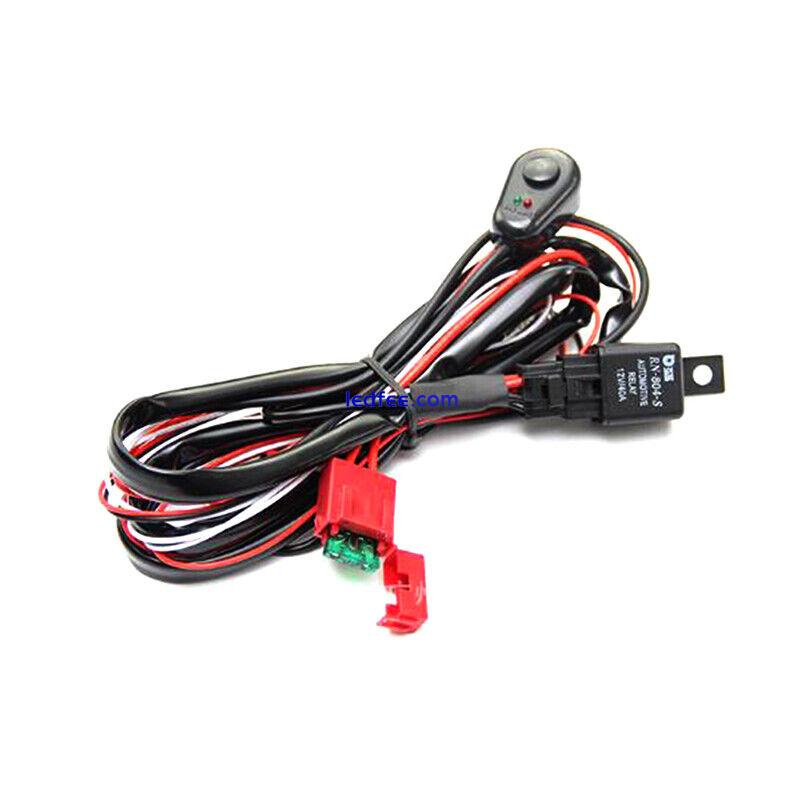 LED Work Light Bar Wiring Harness Remonte Control Switch Kit Offroad 12V CarYH 4 