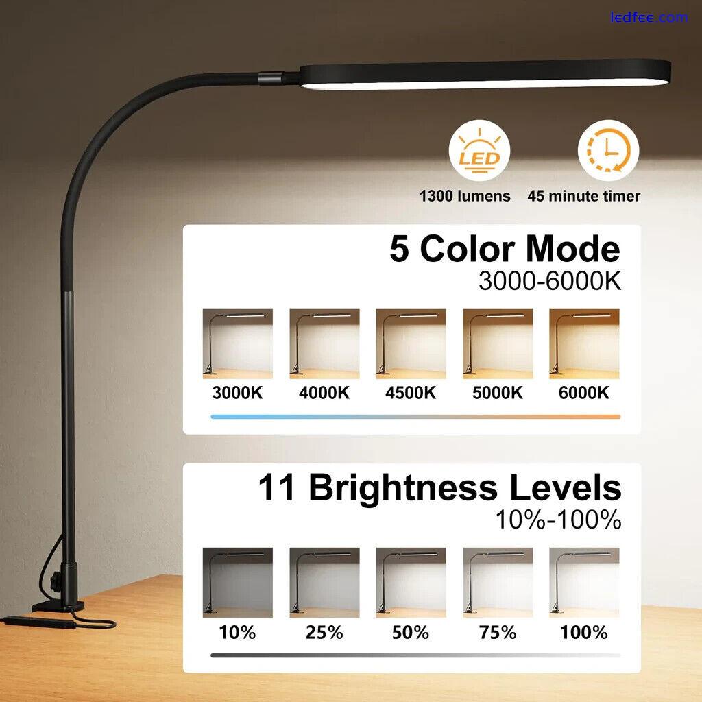 SKYLEO LED Desk Lamp - 85cm Desk Light - Touch Control - 5 Color Modes X 11 Brig 0 