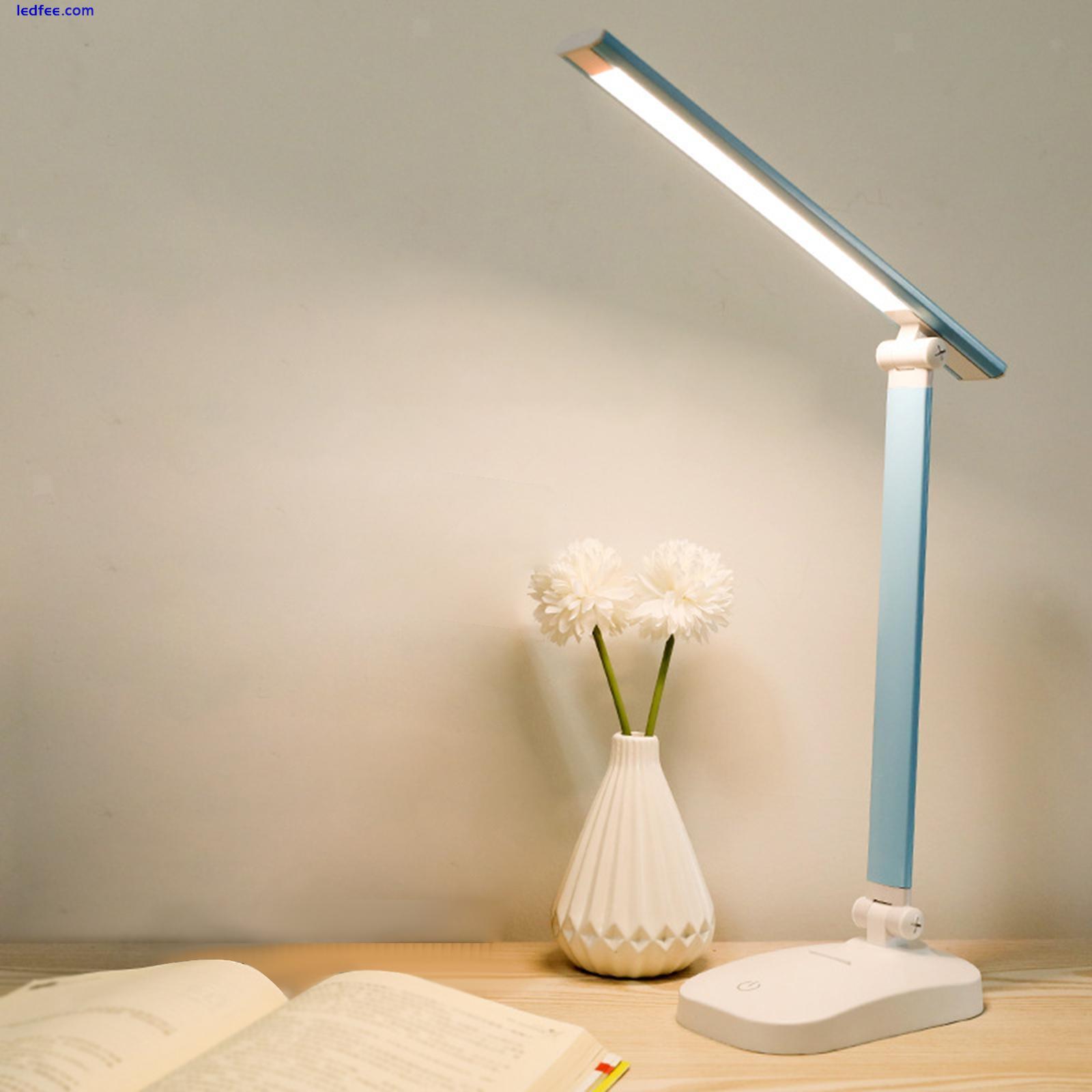 LED Desk Lamp 3 Lighting Modes Desk Light for Home Office Crafts White 4 