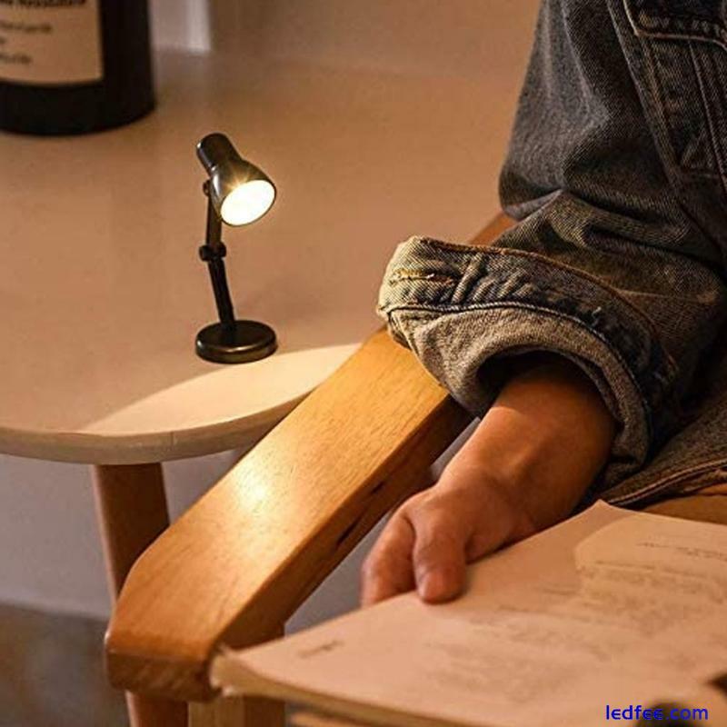 Mini Reading LED Table Light Foldable Miniature Architect Desk Lamp 2 