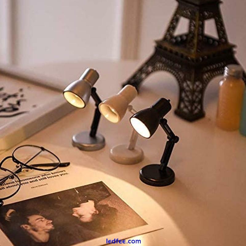 Mini Reading LED Table Light Foldable Miniature Architect Desk Lamp 3 