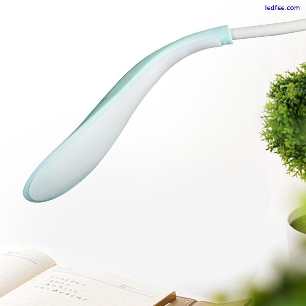 Modern LED Desk Lamp Eyes Protection Table USB Kids Reading Light (Blue) 4 