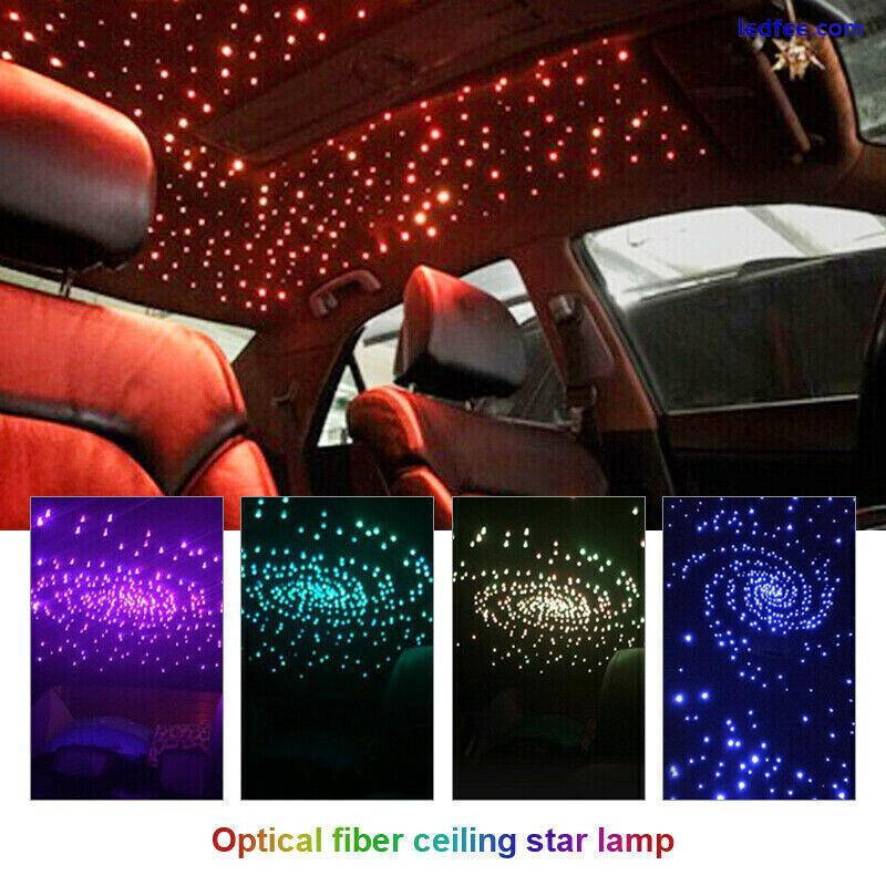 Car LED Star Light Kit Car Roof Ceiling Headliner Fiber Optic+Remote Control 4 