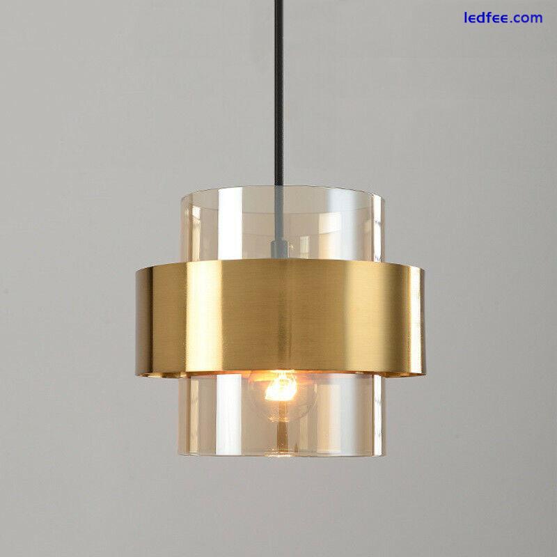 Glass Pendant Light Bar Ceiling Lights Kitchen Lamp Room LED Chandelier Lighting 0 