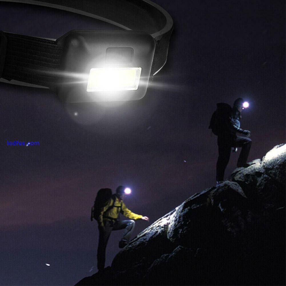 New COB+LED Headlamp Headlight Torch Flashlight Work Light Head Band Lamp New R2 1 