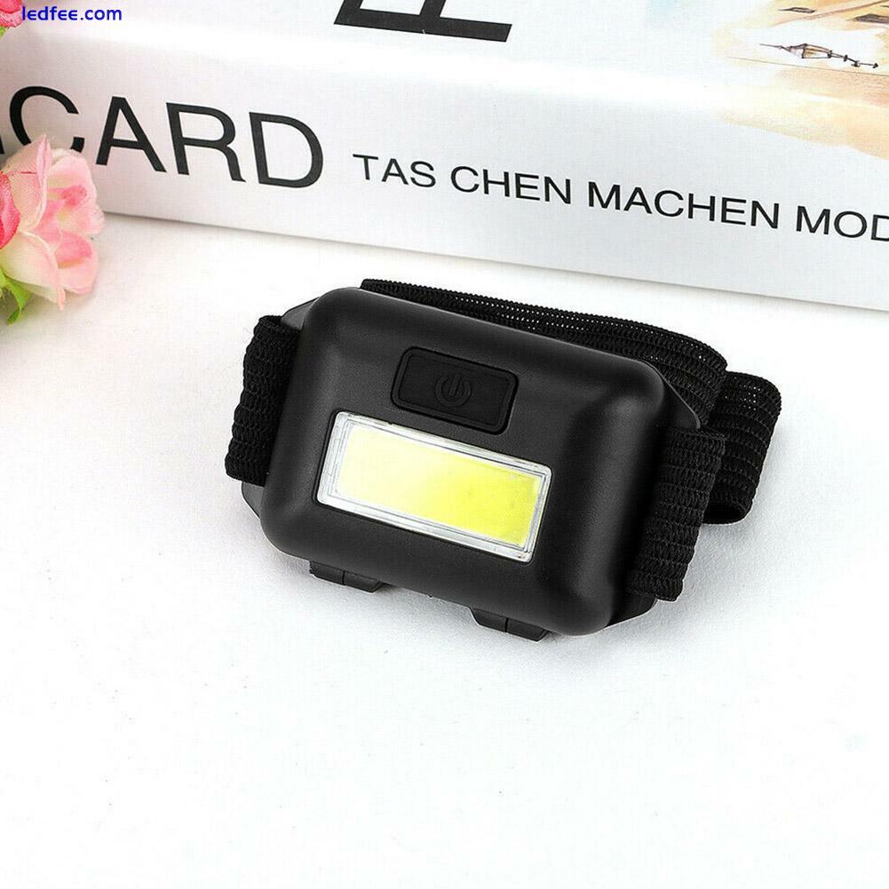 New COB+LED Headlamp Headlight Torch Flashlight Work Light Head Band Lamp New R2 3 