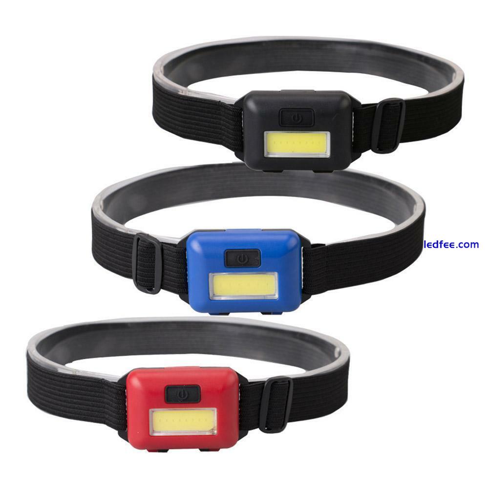 New COB+LED Headlamp Headlight Torch Flashlight Work Light Head Band Lamp New R2 0 