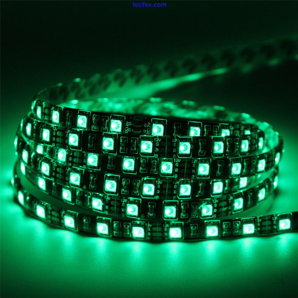 Black PCB LED Strip Light RGB RGBW white Waterproof 5050 car DRL DIY lamp 12V 3 