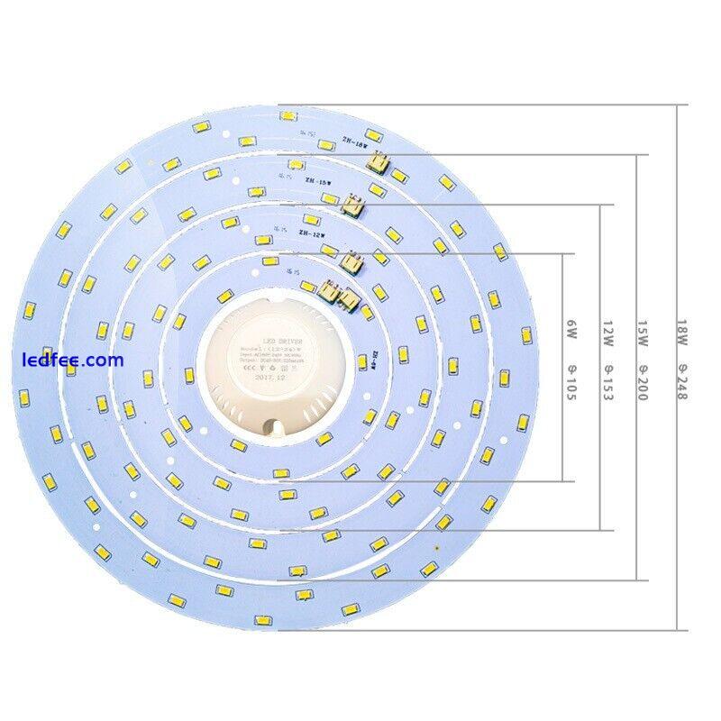 1x 5730 LED Panel Circle Ringförmige Deckenleuchte Leuchte Board Fixtures Lampe 2 