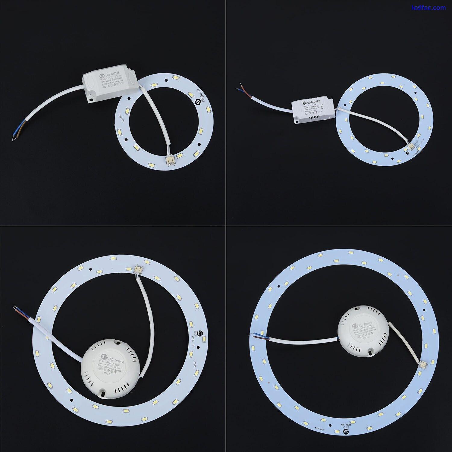 1x 5730 LED Panel Circle Ringförmige Deckenleuchte Leuchte Board Fixtures Lampe 5 