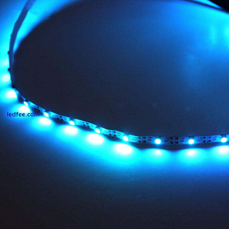 LED Light Strip 3V 60pcs SMD RGB Flexible Lamp Strips 5-Colors Length 1Meter DIY 0 