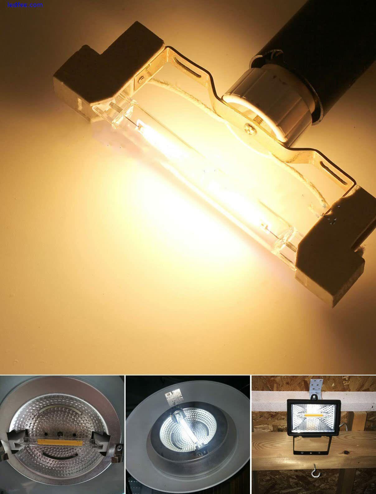 LED R7S COB 30W 15W Halogen Lamp Dimmable Glass Replace 118mm 78mm Incandescent 1 