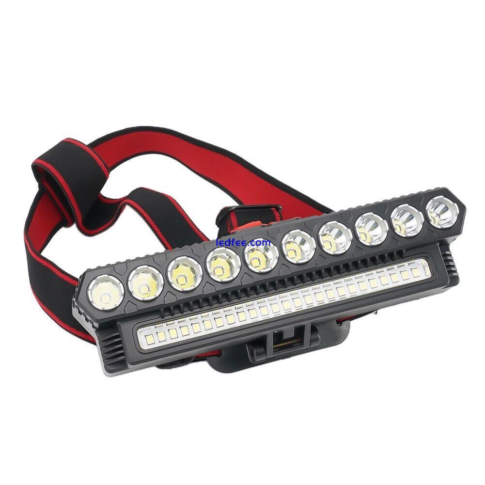 Rechargeable 50000LM LED Headlamp Headlight Flashlight Head Torch 10LED 0 