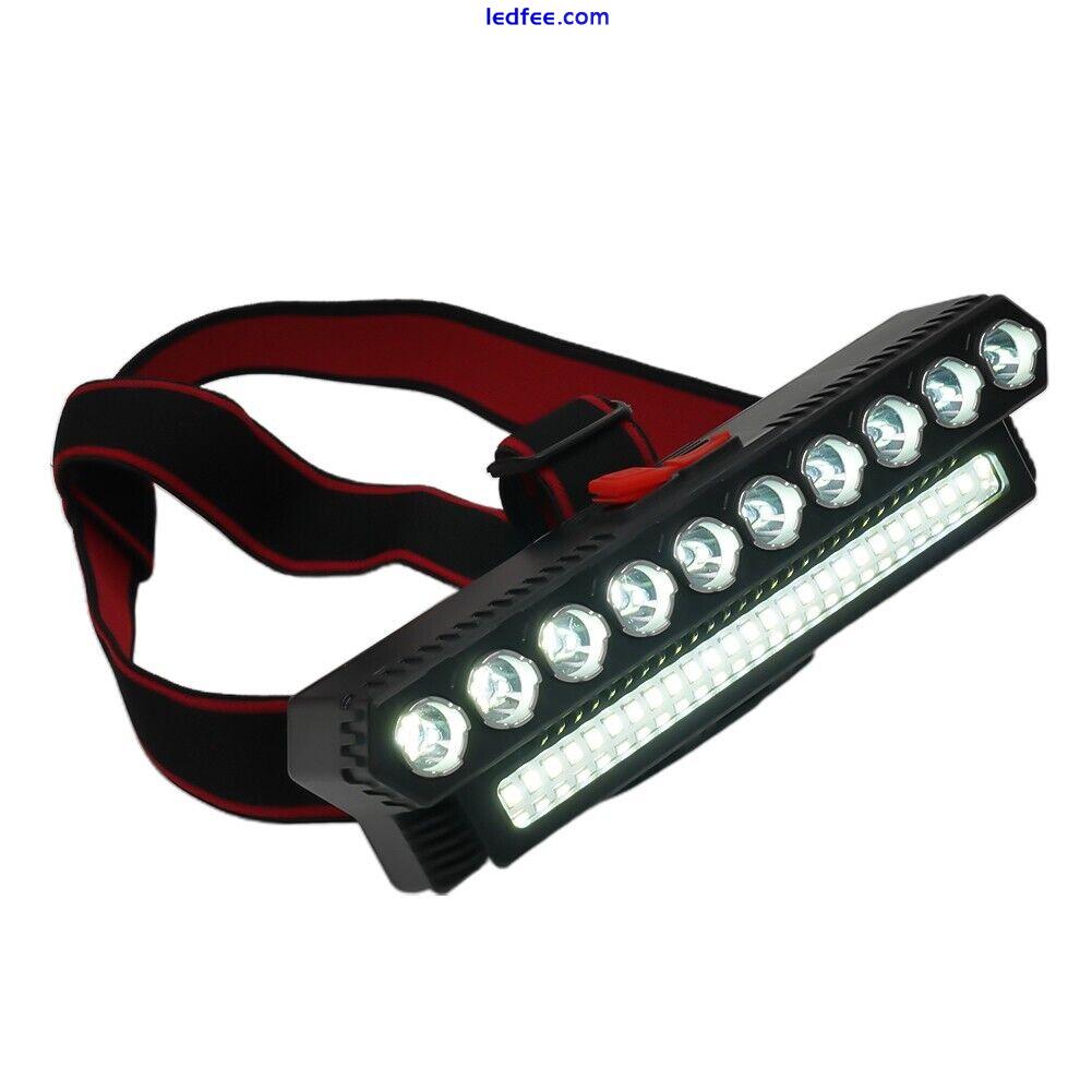 Rechargeable 50000LM LED Headlamp Headlight Flashlight Head Torch 10LED 4 