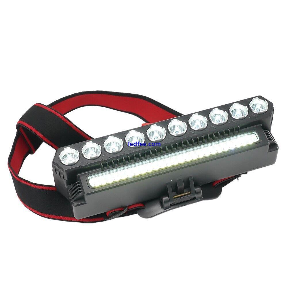 Rechargeable 50000LM LED Headlamp Headlight Flashlight Head Torch 10LED 3 