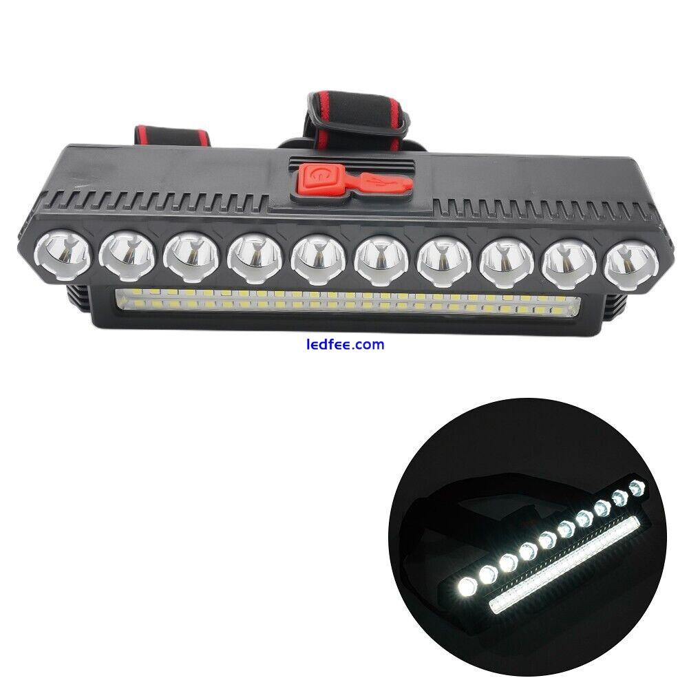 Super-bright 50000LM LED Headlamp Headlight Flashlight/Head Torch 10LED 0 