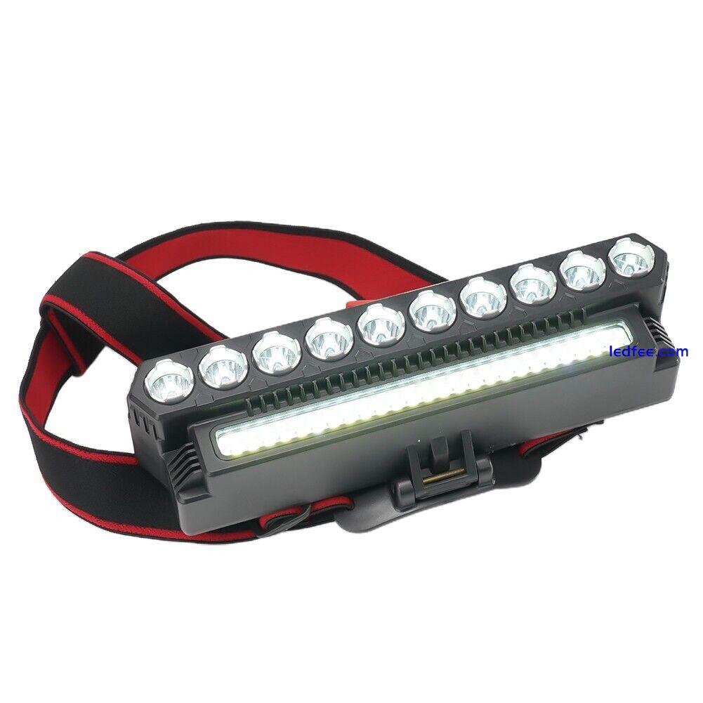 Super-bright 50000LM LED Headlamp Headlight Flashlight/Head Torch 10LED 2 