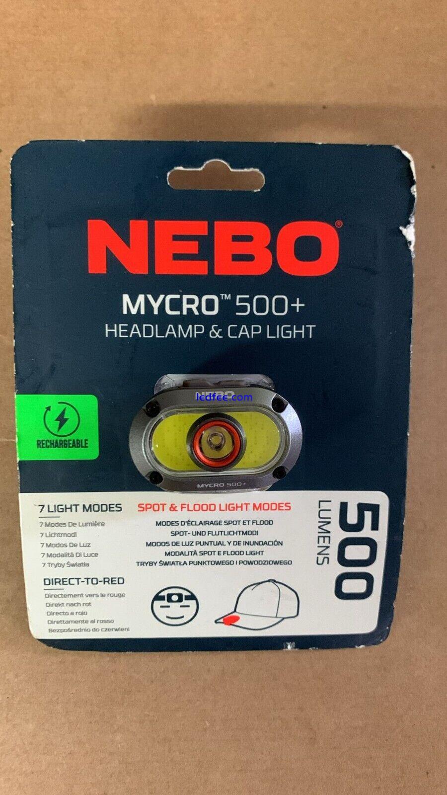 Nebo Mycro 500+ Rechargeable Head Torch 3 