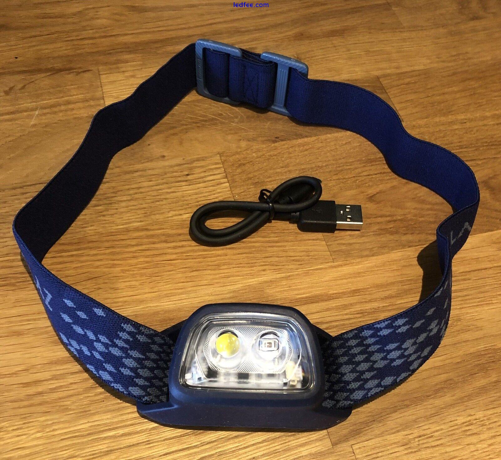 Rechargeable 120 Lumen LED Head Torch with Red Light & two LED Settings 1 