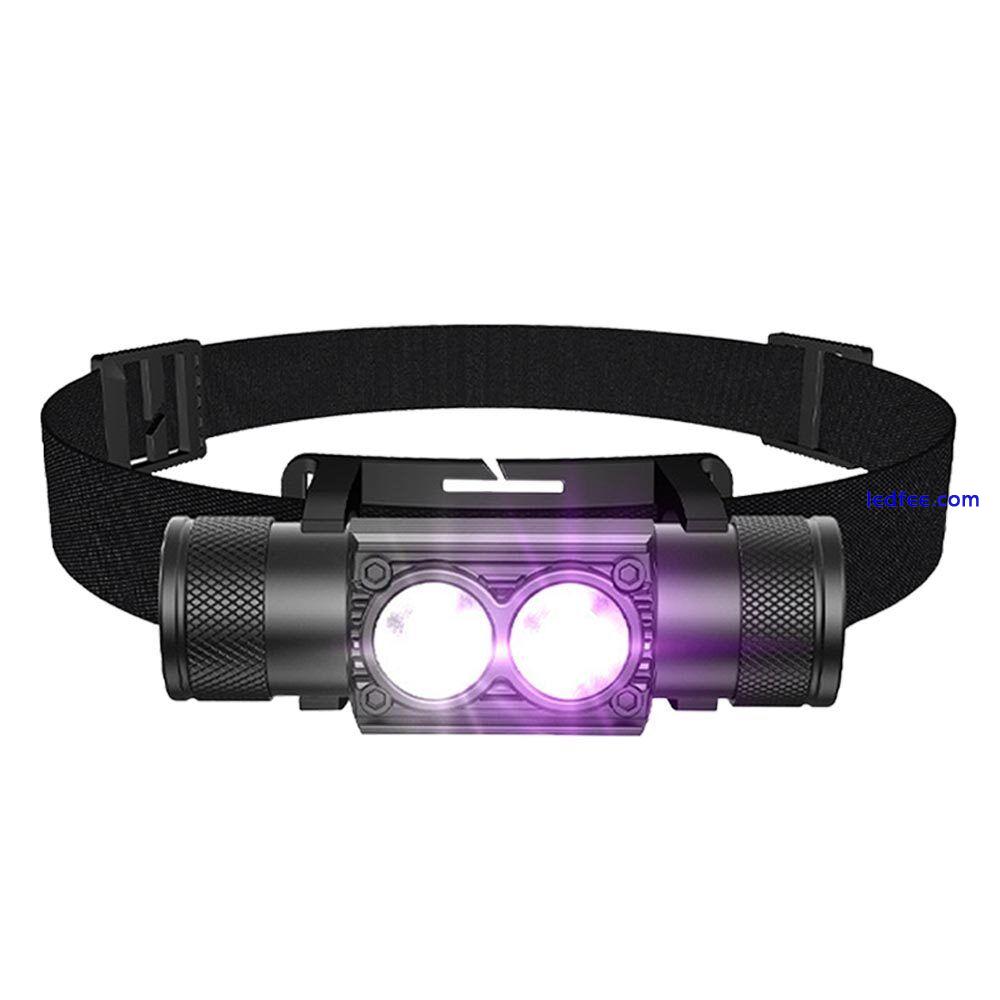 2 IN 1 Red Green Blue Light Headlamp LED Hunting Headlight Head Torch Dual Lamp 0 