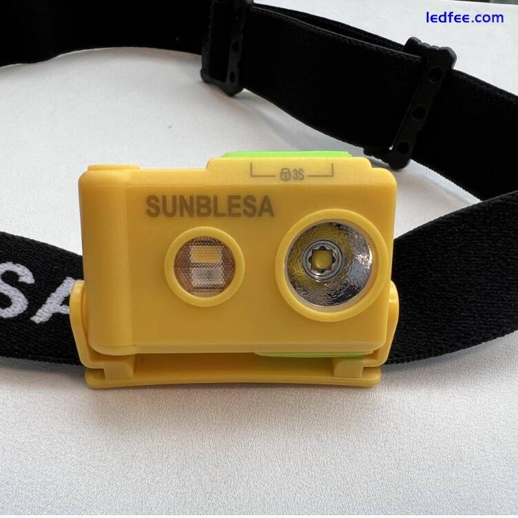 GEN 2 Sunblesa Waterproof UL  Head torch 365LUMENS Ultralight Camping Head lamp 0 