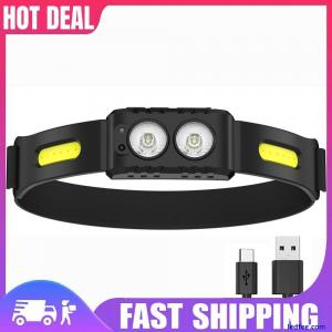 300 Lumen LED Head Torch USB Charging for Adults Runner Camping Climbing Outdoor