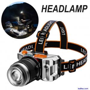 Super Bright LED Headlamp Headlight Zoomable Head Torch Flashlight New Lamp Z5V0