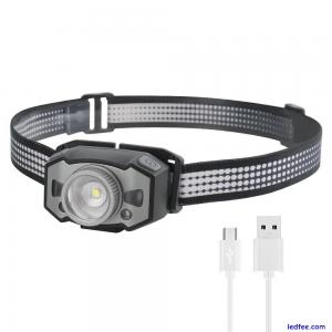 90000LM Sensor LED Headlamp Head Torch Rechargeable Zoom Headlight Light Lamp