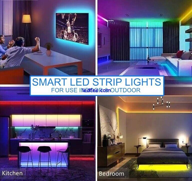 10m Smart LED Light Strips, App & Remote Control, IP65 Water resist, Music Sync 1 