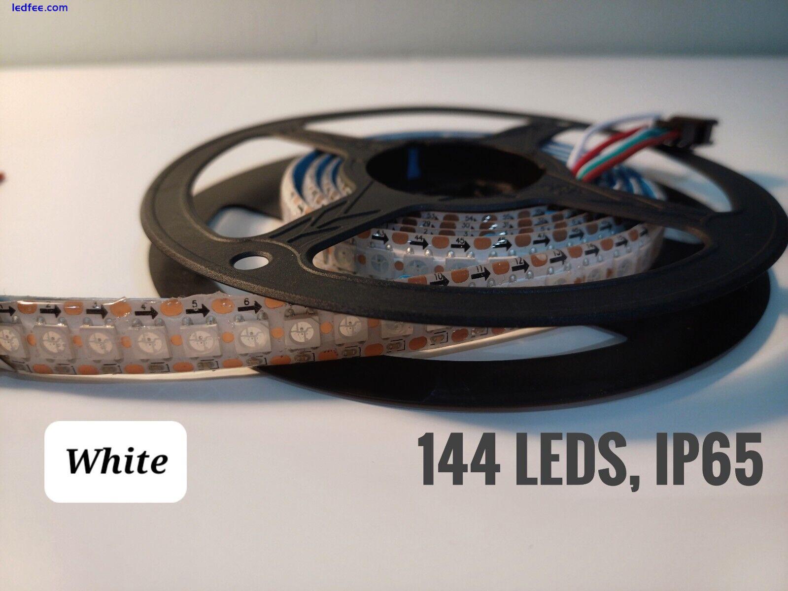 WS2812B RGB LED Strip 144 LEDs 5050 ws2812 IC Individual Addressable DC5V 1 