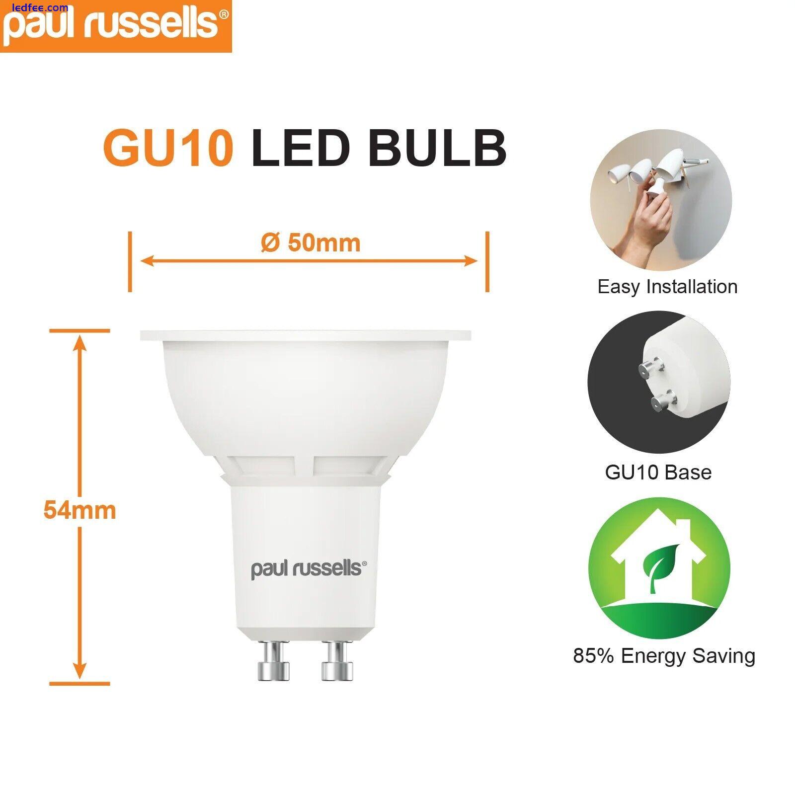 GU10 LED Bulbs Spot Light Dimmable Daylight Warm Cool White Ceiling Lights UK 2 