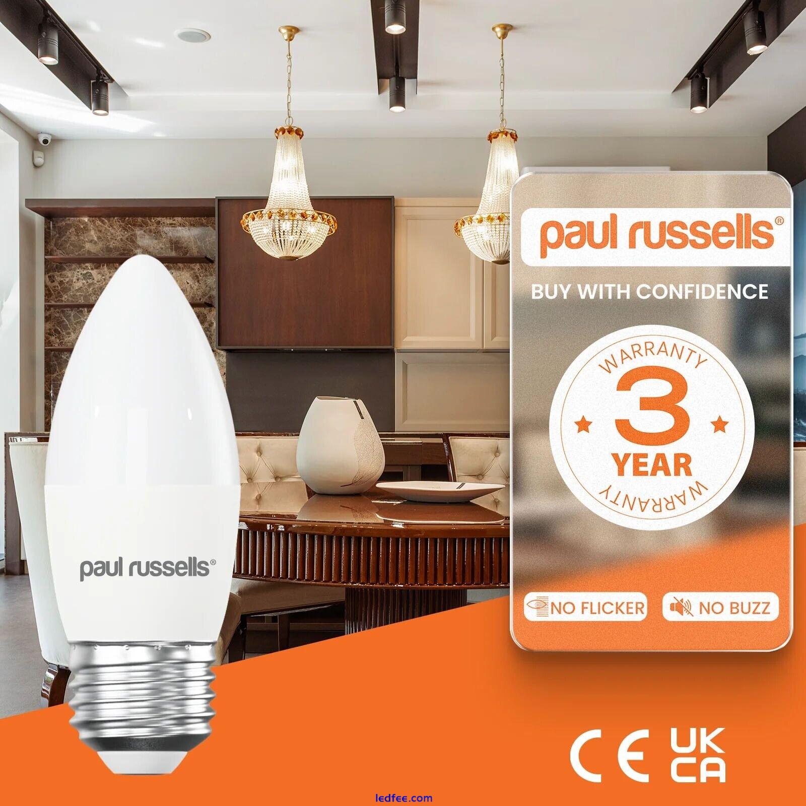 LED Candle Light Bulb Dimmable Filament Energy Saving Bulbs E27 B22 E14 B15 UK 0 