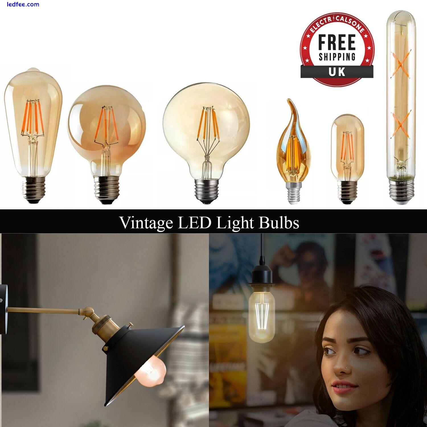 Vintage Edison LED Bulb - Dimmable B22/E27 Filament Light for Industrial Decor 2 