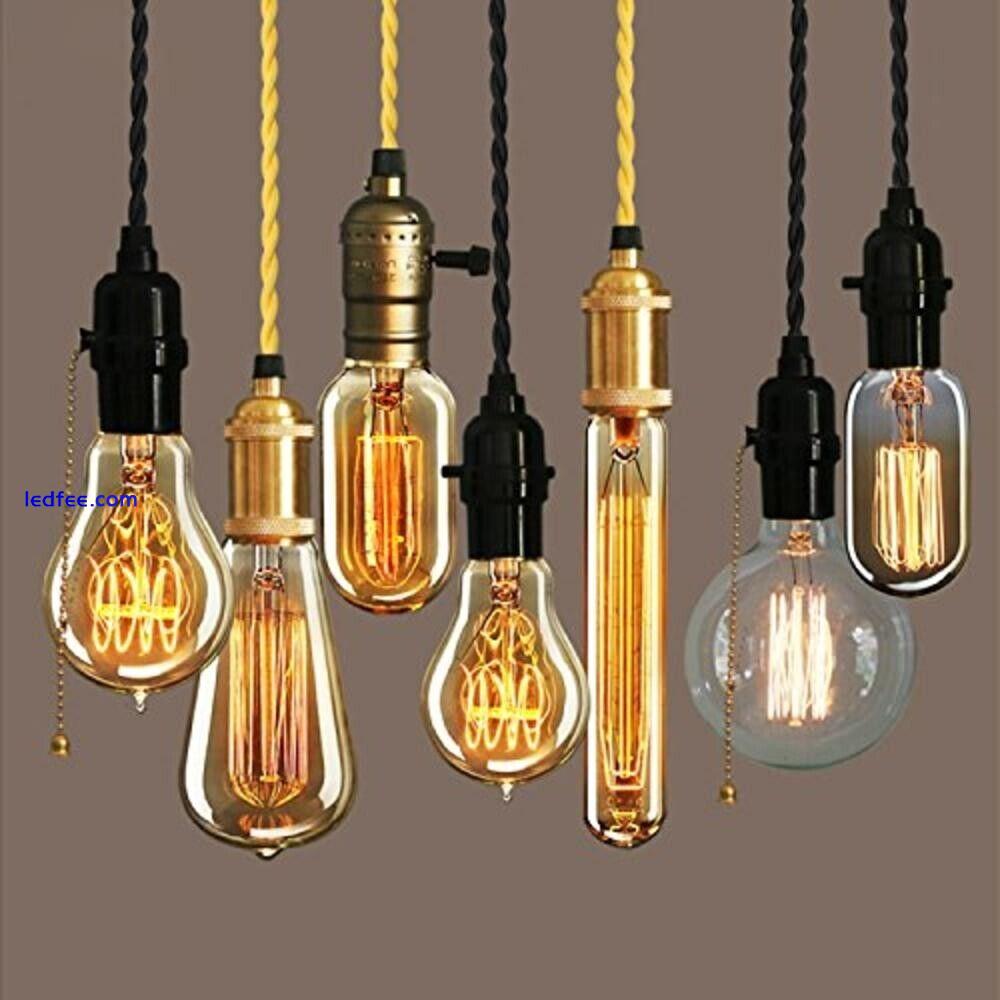 Vintage Edison LED Bulb - Dimmable B22/E27 Filament Light for Industrial Decor 0 