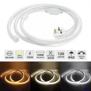 AC 220-240V 1515 LED Flexible Rope Neon Strip Light High Voltage IP65 Waterproof