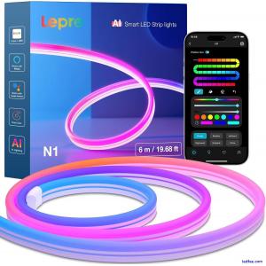 Neon LED Strip Lights Smart AI...