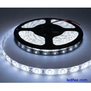 5M 5630 Pure White SMD LED Strip light 12V DC Wired Reel Kitchen Cabinet Vehicle